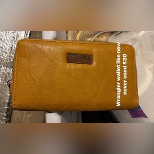 Wrangler Tan Clutch Wallet